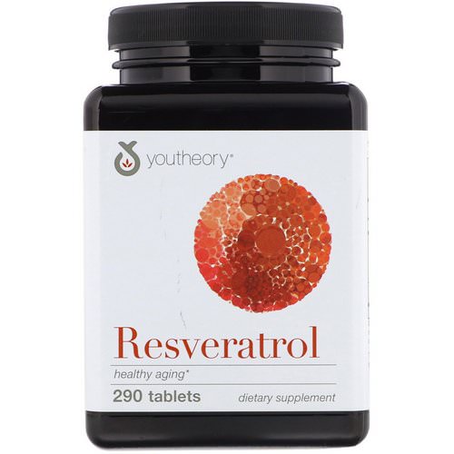 Youtheory, Resveratrol, 290 Tablets فوائد