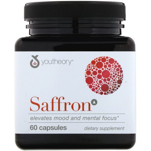 Youtheory, Saffron, 60 Capsules فوائد