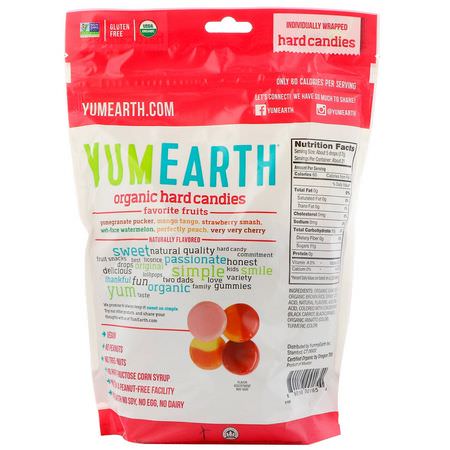 YumEarth, Organic Hard Candies, Favorite Fruits, 13 oz (368.5 g):حل,ى, ش,ك,لاتة