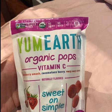YumEarth Candy Vitamin C - فيتامين C, الفيتامينات, المكملات الغذائية, الحل,ى