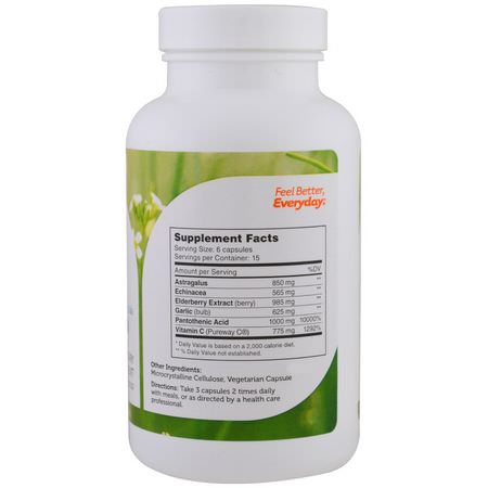 Zahler, Abreve, Advanced Immune System Support Formula, 90 Vegetarian Capsules:Immune, أنفلونزا