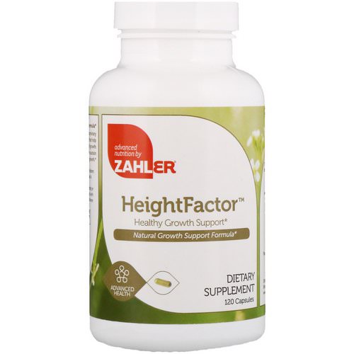 Zahler, Height Factor, Healthy Growth Support, 120 Capsules فوائد
