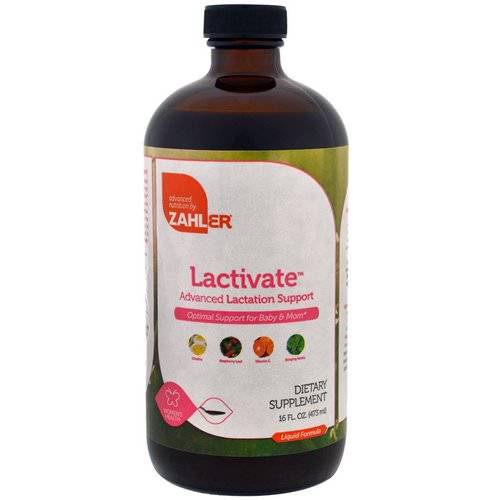 Zahler, Lactivate, Advanced Lactation Support, 16 fl oz (473 ml) فوائد