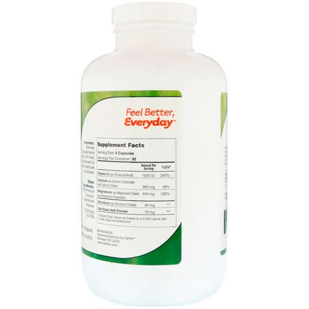 Zahler, PowerCal, Advanced Calcium Formula, 900 mg, 360 Capsules:المفصل, العظام