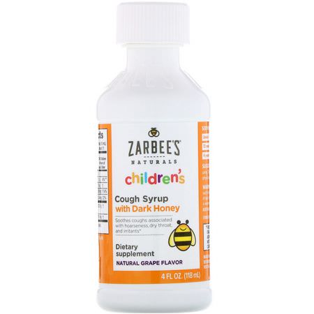 Zarbees Children's Cold Flu Cough Cold Cough Flu - البرد, المكملات الغذائية, السعال, الإنفل,نزا