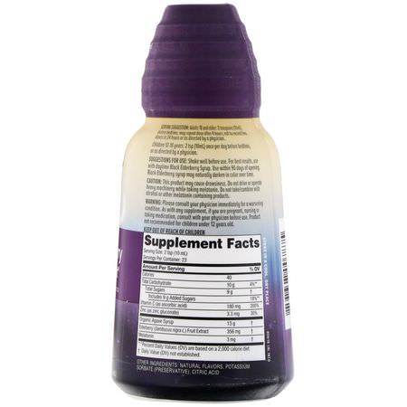 Zarbee's, NightTime Black Elderberry Immune Support, 8 fl oz (236 ml):الإنفل,نزا ,السعال