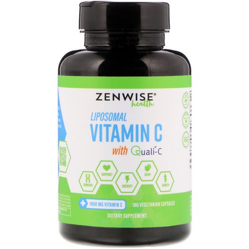 Zenwise Health, Liposomal Vitamin C with Quali-C, 180 Vegetarian Capsules فوائد