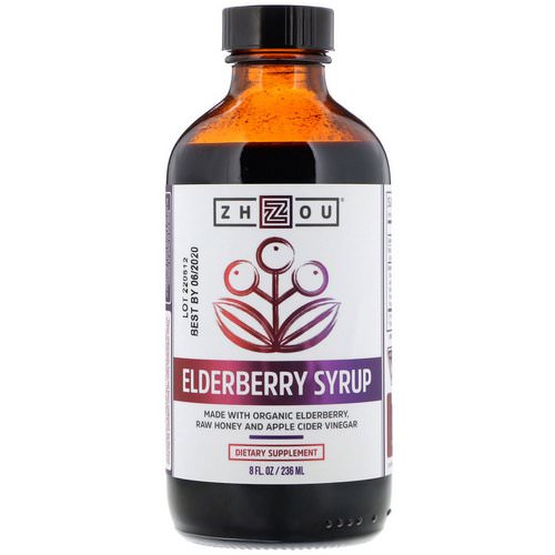 Zhou Nutrition, Elderberry Syrup, 8 fl oz (236 ml) فوائد