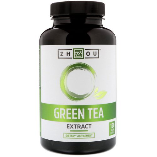 Zhou Nutrition, Green Tea Extract, 120 Veggie Capsules فوائد