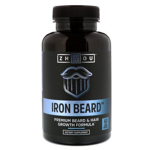 Zhou Nutrition, Iron Beard, 60 Veggie Capsules فوائد