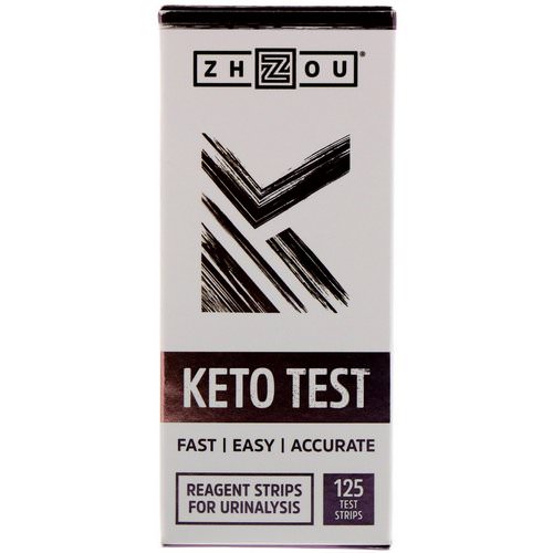Zhou Nutrition, Keto Test, 125 Test Strips فوائد