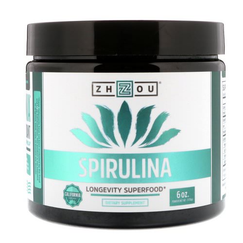 Zhou Nutrition, Spirulina, 6 oz (170 g) فوائد