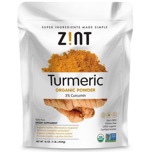 Zint, Organic, Turmeric Powder, 16 oz (454 g) فوائد