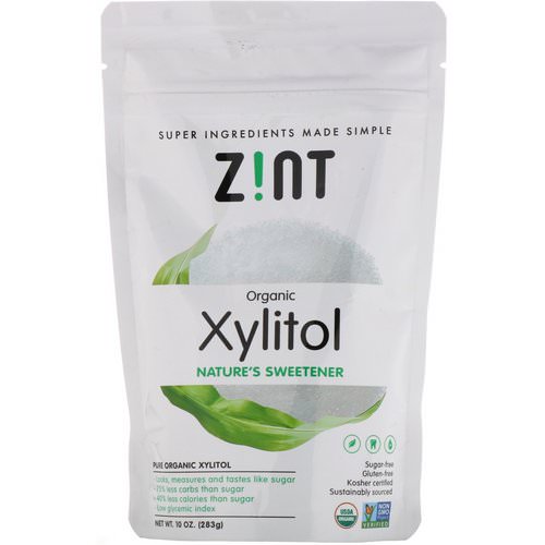 Zint, Organic Xylitol, Nature's Sweetener, 10 oz (283 g) فوائد