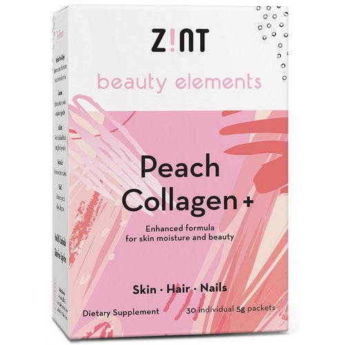 Zint, Peach Collagen +, 30 Individual Packets, 5 g Each فوائد