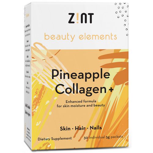 Zint, Pineapple Collagen +, 30 Individual Packets, 5 g Each فوائد