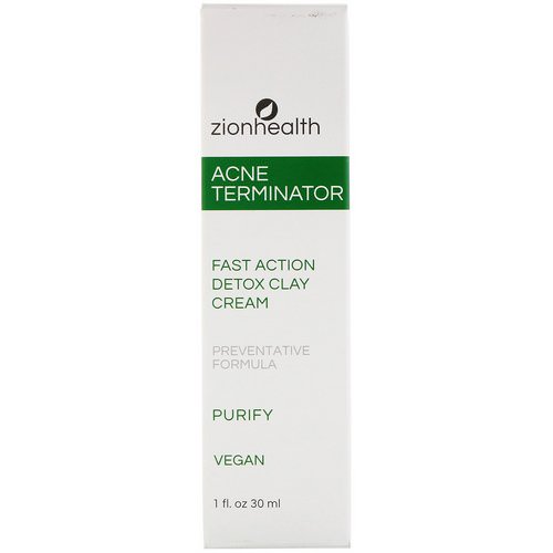 Zion Health, Acne Terminator, 1 fl oz (30 ml) فوائد
