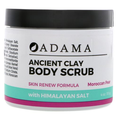Zion Health, Adama, Ancient Clay, Body Scrub, Moroccan Pear, 4 oz (113 g) فوائد