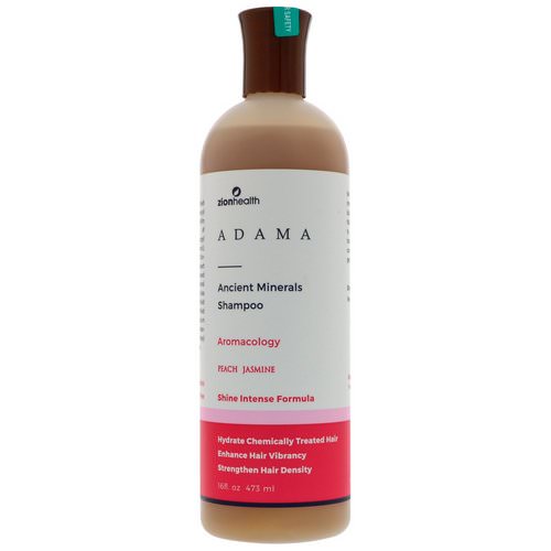 Zion Health, Adama, Ancient Minerals Shampoo, Peach Jasmine, 16 fl oz (473 ml) فوائد