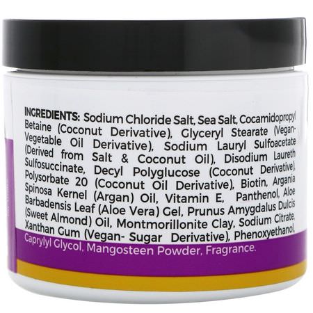 Zion Health, Adama, Deep Cleansing Scalp & Hair Scrub, Vanilla Coconut, 4 oz (113 g):فر,ة الرأس ,العناية بالشعر