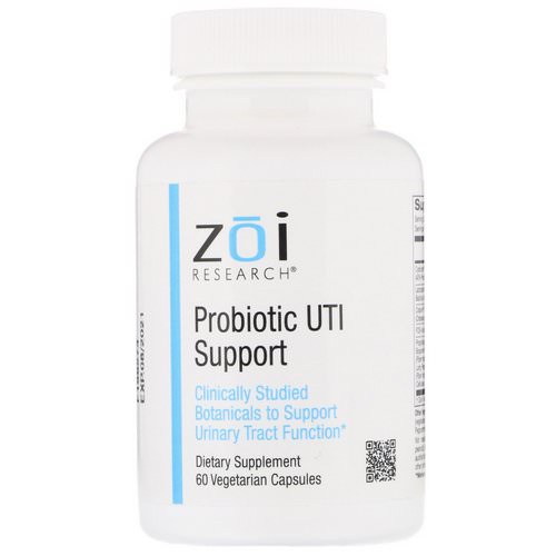 ZOI Research, Probiotic UTI Support, 60 Vegetarian Capsules فوائد