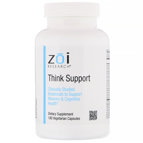 ZOI Research, Think Support, 180 Vegetarian Capsules فوائد