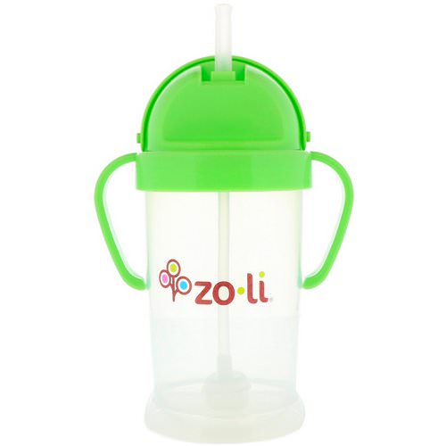Zoli, Bot XL, Straw Sippy Cup, Green, 9 oz فوائد