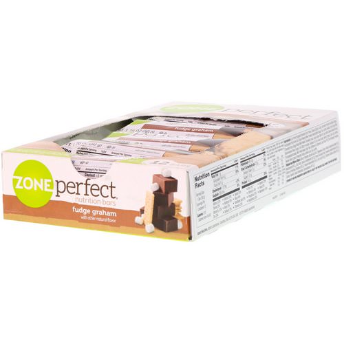 ZonePerfect, Nutrition Bars, Fudge Graham, 12 Bars, 1.76 oz (50 g) Each فوائد
